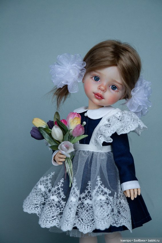 Первоклашка 🔔ООАК куколки Паола Рейна Paola Reina (фото 2)