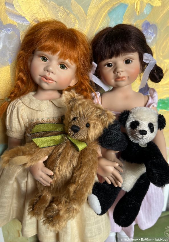 Такие искренние глазки… две девочки бердиночки Герда и Фиела от Berdine Creedy