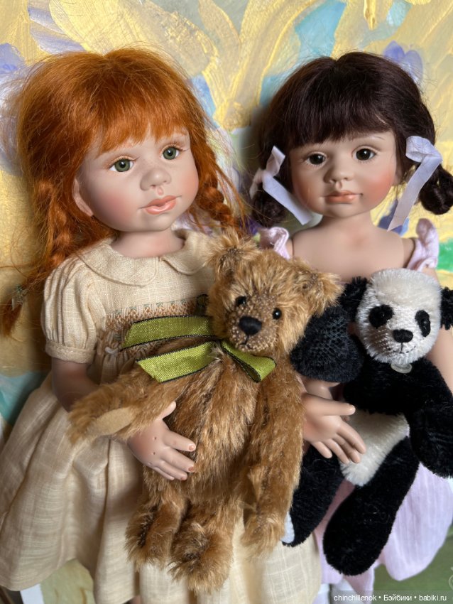 Такие искренние глазки… две девочки бердиночки Герда и Фиела от Berdine Creedy