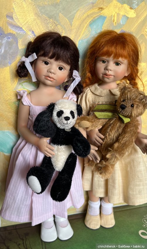 Такие искренние глазки… две девочки бердиночки Герда и Фиела от Berdine Creedy