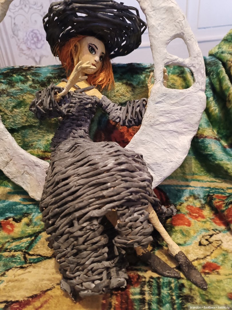 Ведьмочка — Авторские куклы из дерева (фото 5)