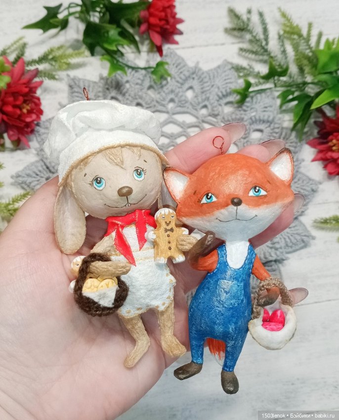 Пекарь — Лепка авторских игрушек и папье (фото 10)