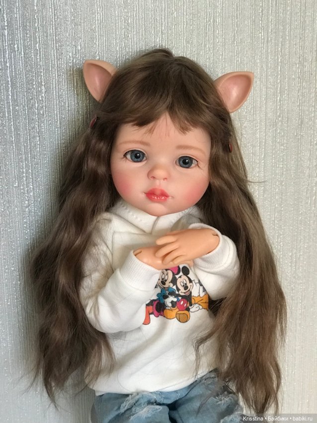 Котёнок 🐱 — ООАК Paola Reina (Паола Рейна) и испанских кукол: перерисовка (фото 4)
