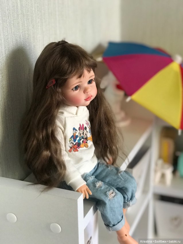 Котёнок 🐱 — ООАК Paola Reina (Паола Рейна) и испанских кукол: перерисовка (фото 6)