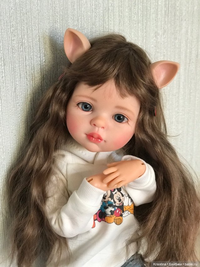 Котёнок 🐱 — ООАК Paola Reina (Паола Рейна) и испанских кукол: перерисовка (фото 5)