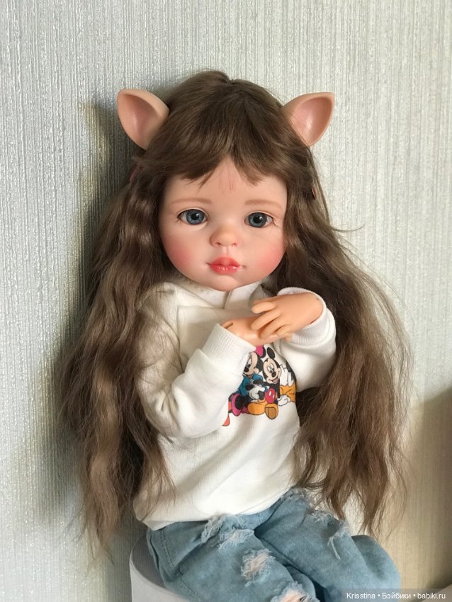 Котёнок 🐱 — ООАК Paola Reina (Паола Рейна) и испанских кукол: перерисовка (фото 3)