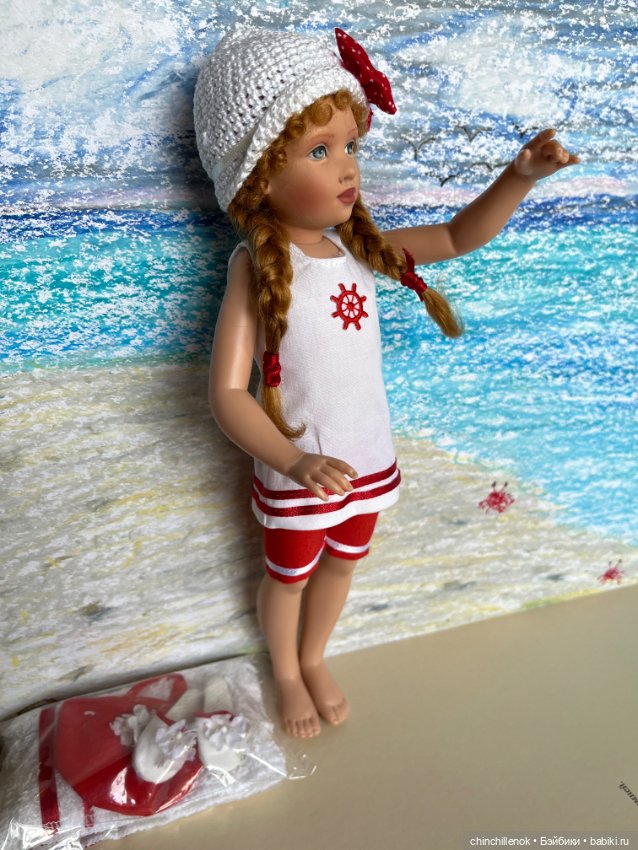 Море, краб, песочек… рыжий завиток… Патти от Helen Kish