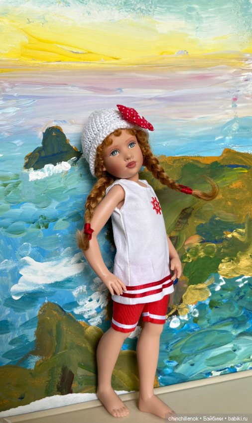 Море, краб, песочек… рыжий завиток… Патти от Helen Kish