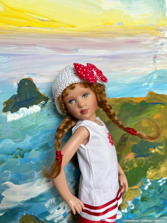 Море, краб, песочек… рыжий завиток… Патти от Helen Kish