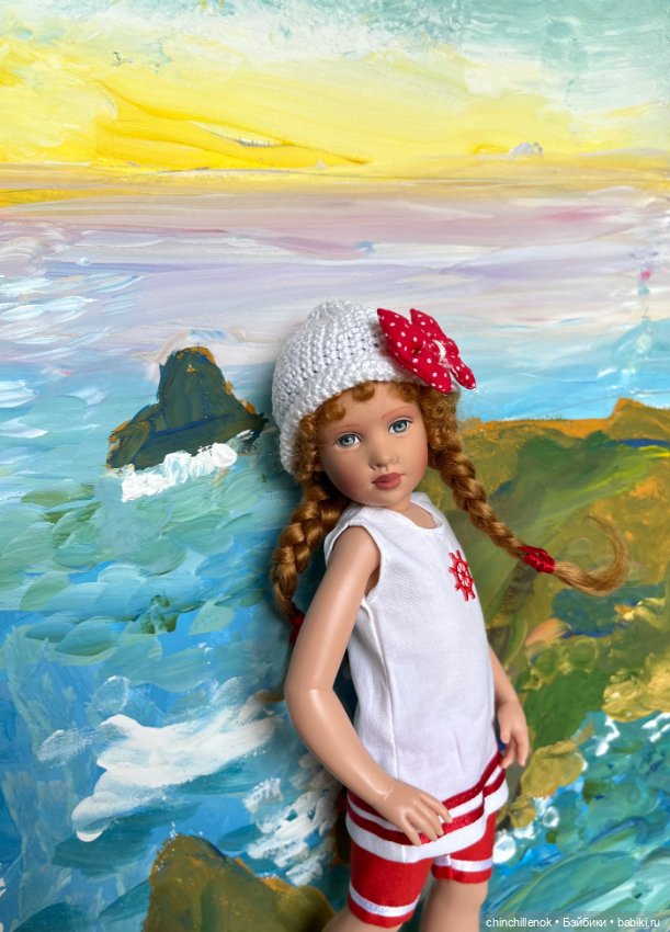 Море, краб, песочек… рыжий завиток… Патти от Helen Kish