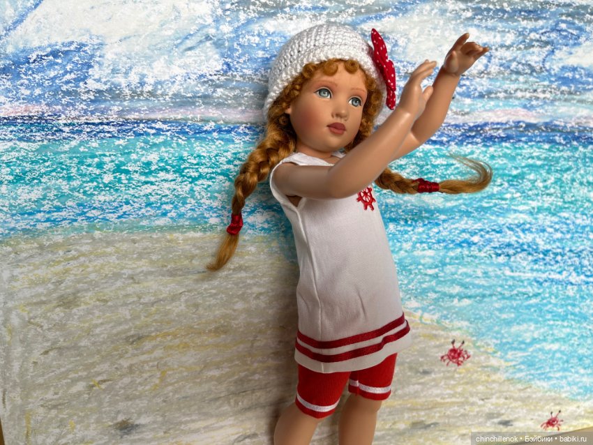 Море, краб, песочек… рыжий завиток… Патти от Helen Kish (фото 9)