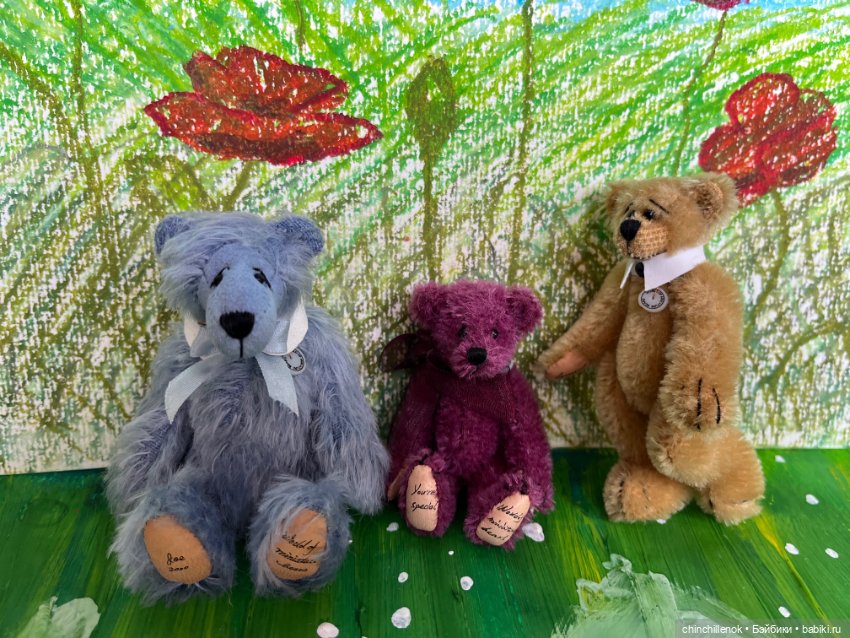 Три медведя Тедди… игрушечки для плюшечек Heidi Plusczok (фото 7)