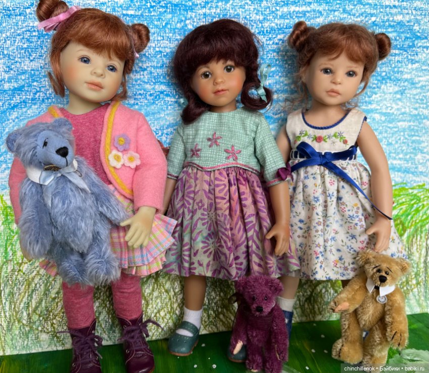 Три медведя Тедди… игрушечки для плюшечек Heidi Plusczok