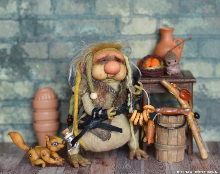 Хозяйственный тролль — Домашние фото авторских игрушек: Тедди (фото 5)