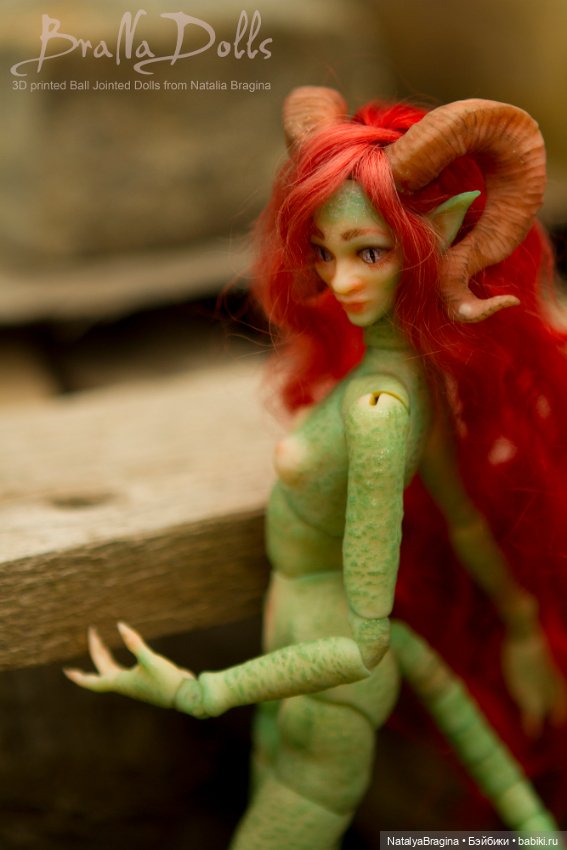 Демонесса — Авторские шарнирные куклы своими руками: лепка
