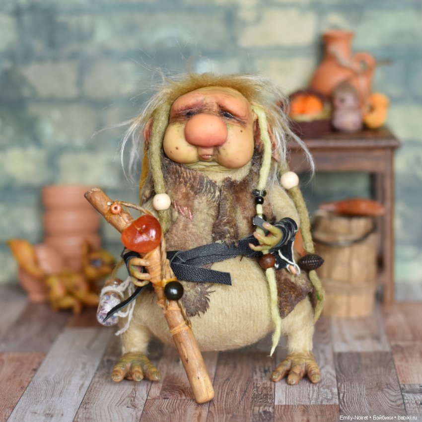 Хозяйственный тролль — Домашние фото авторских игрушек: Тедди (фото 10)