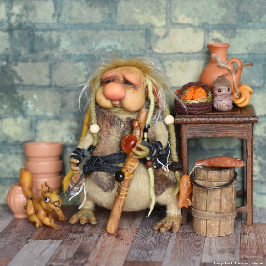 Хозяйственный тролль — Домашние фото авторских игрушек: Тедди (фото 9)