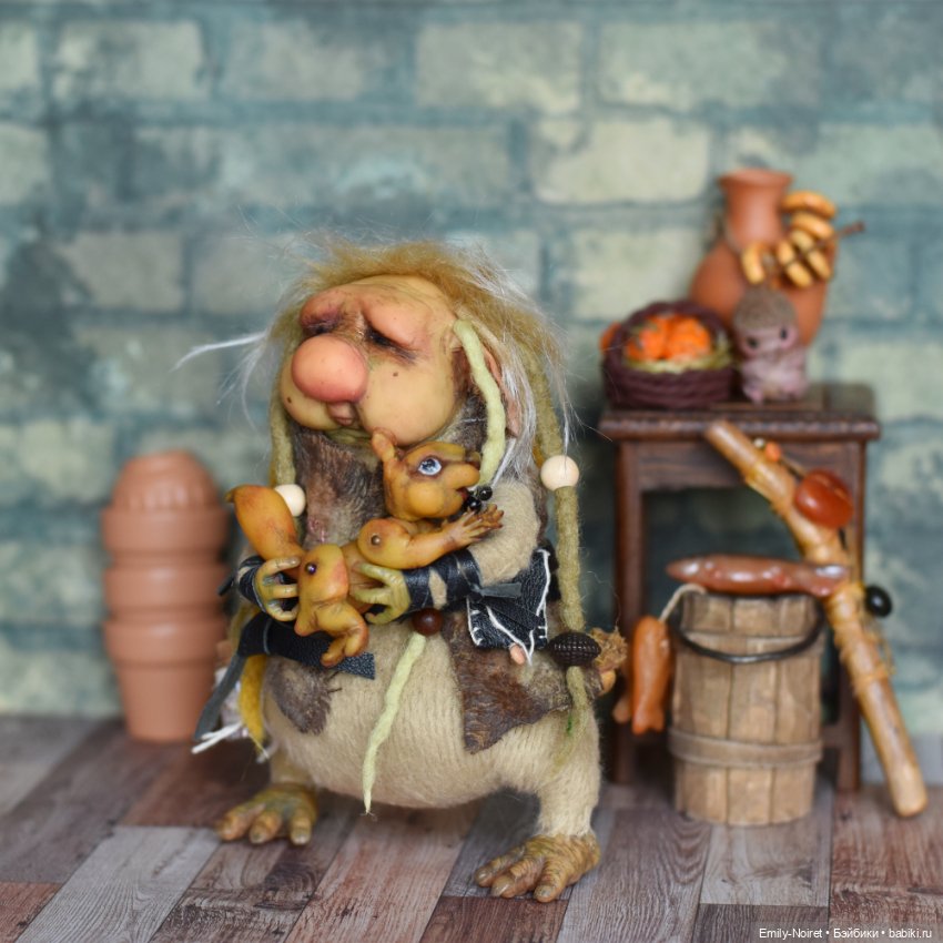 Хозяйственный тролль — Домашние фото авторских игрушек: Тедди (фото 4)