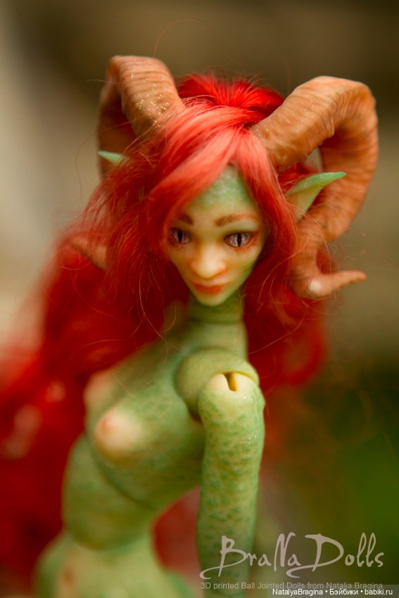Демонесса — Авторские шарнирные куклы своими руками: лепка
