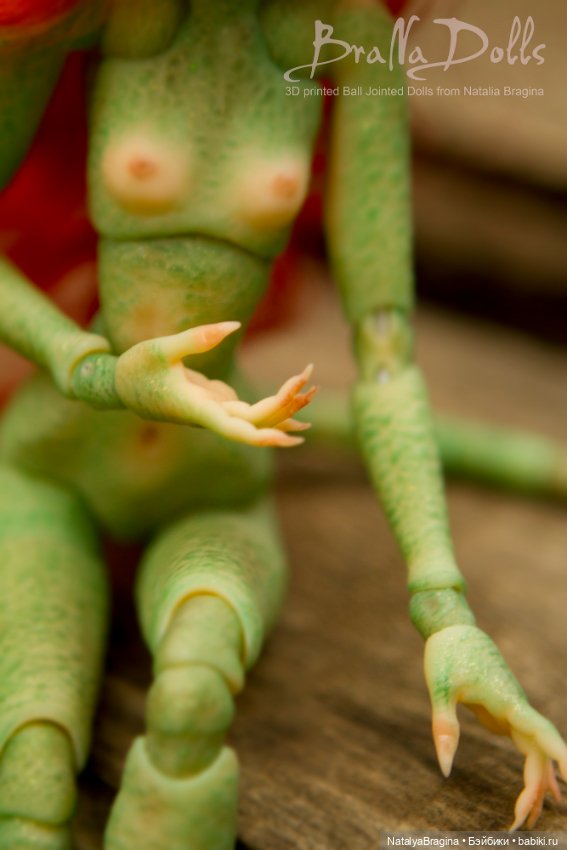 Демонесса — Авторские шарнирные куклы своими руками: лепка (фото 8)
