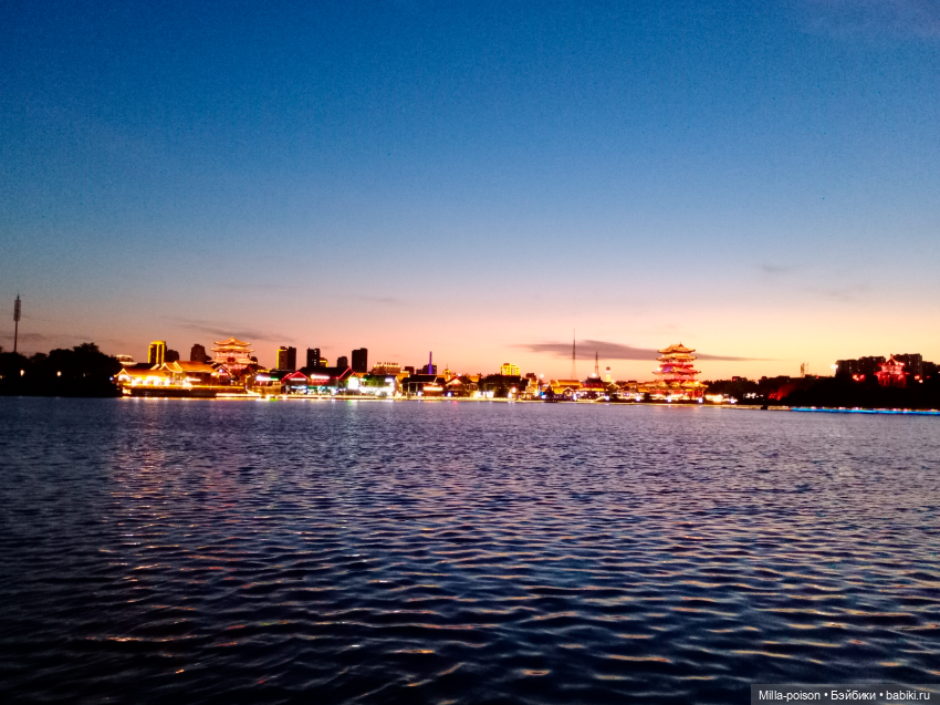 Городские парки вечернего Цанчжоу