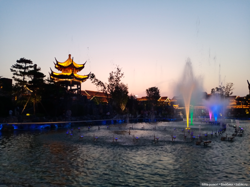 Городские парки вечернего Цанчжоу