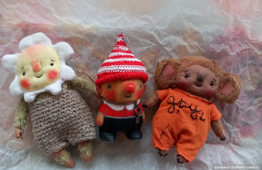 Террики приехали — Текстильные игрушки и примитивы: кофейные (фото 9)