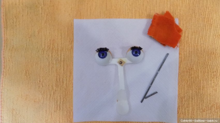 Точечная реставрация куклы Московской фабрики игрушек имени 8 Марта. Леночка