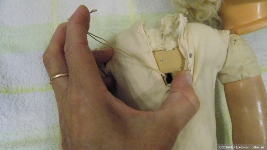 Точечная реставрация куклы Московской фабрики игрушек имени 8 Марта. Леночка (фото 8)