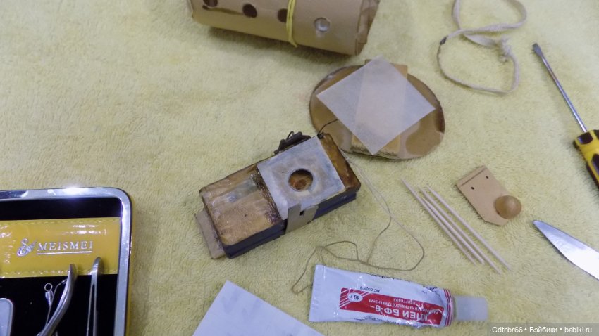 Точечная реставрация куклы Московской фабрики игрушек имени 8 Марта. Леночка