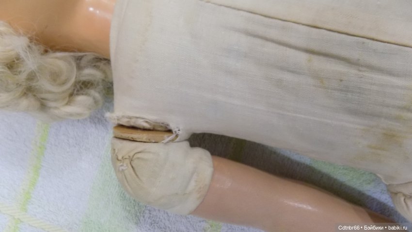 Точечная реставрация куклы Московской фабрики игрушек имени 8 Марта. Леночка (фото 5)