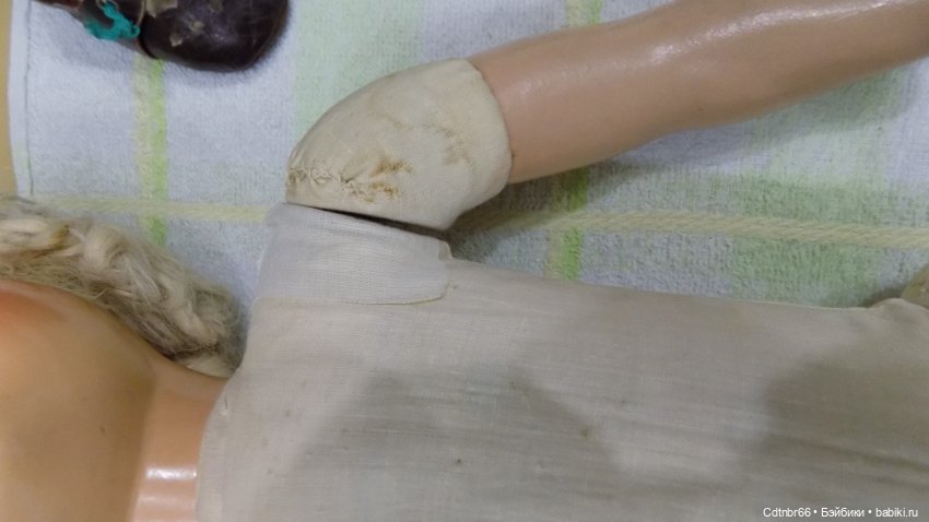 Точечная реставрация куклы Московской фабрики игрушек имени 8 Марта. Леночка (фото 6)