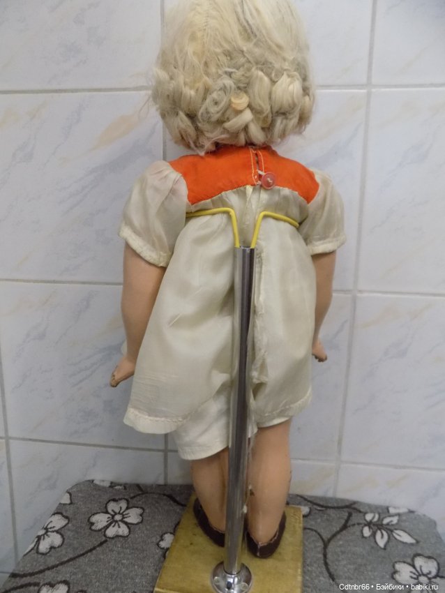Точечная реставрация куклы Московской фабрики игрушек имени 8 Марта. Леночка (фото 2)