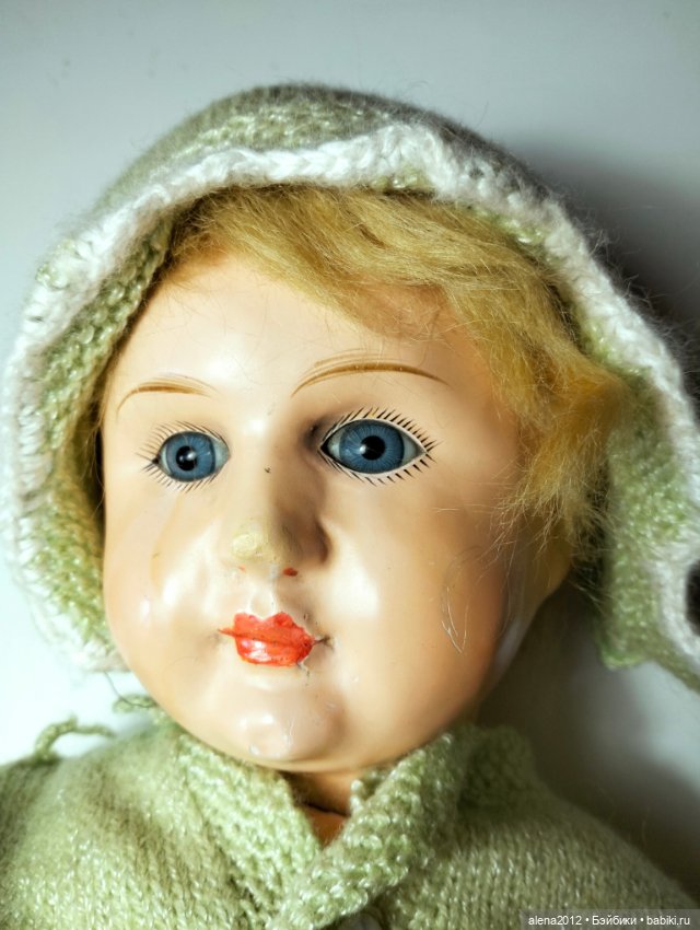 Антикварная деревянная кукла из Франции. Bebe tout en boes (фото 2)