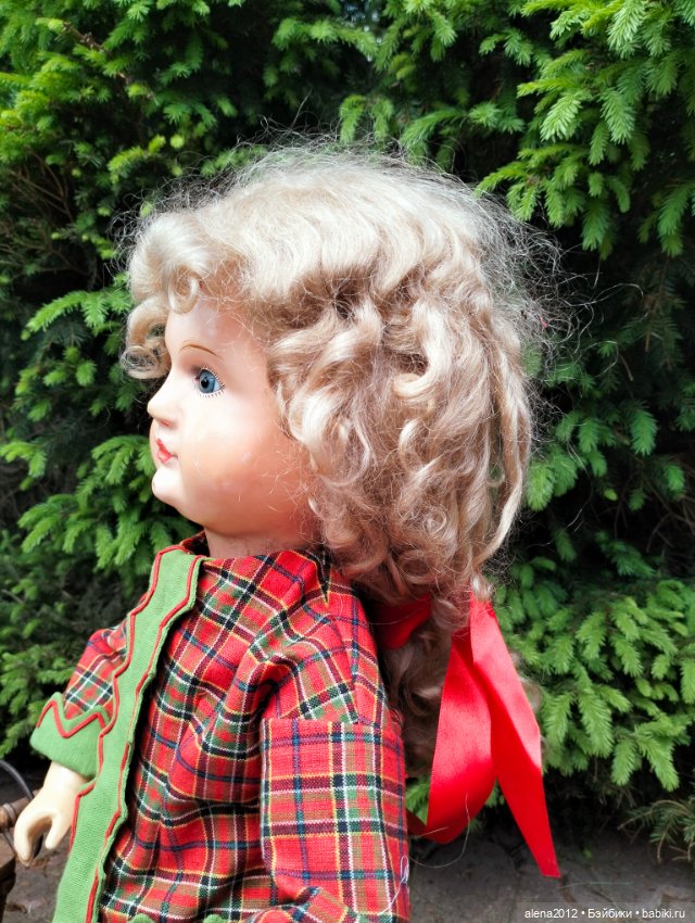 Антикварная деревянная кукла из Франции. Bebe tout en boes