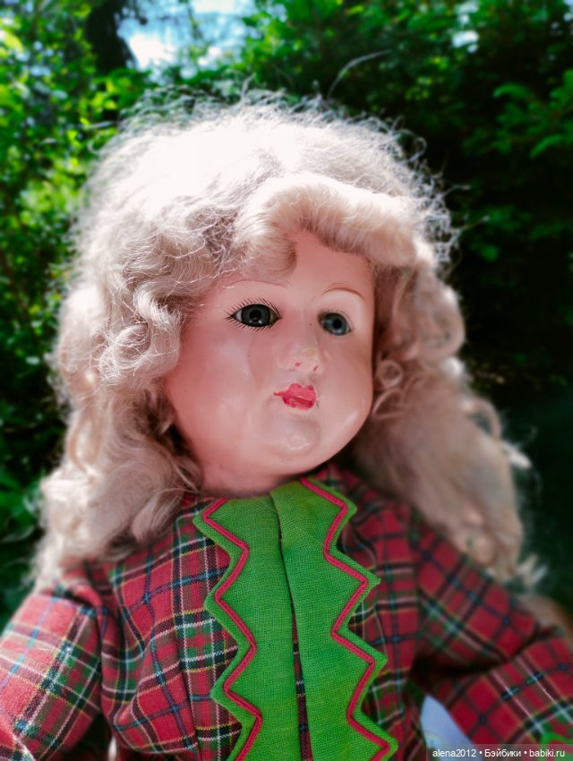 Антикварная деревянная кукла из Франции. Bebe tout en boes (фото 5)