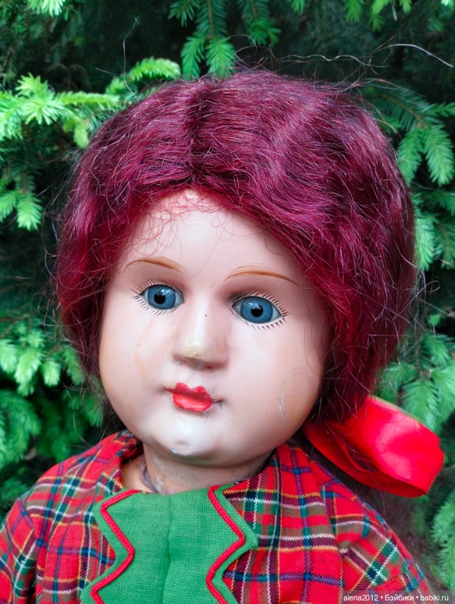 Антикварная деревянная кукла из Франции. Bebe tout en boes (фото 8)