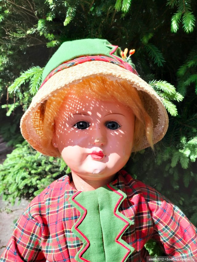 Антикварная деревянная кукла из Франции. Bebe tout en boes (фото 4)