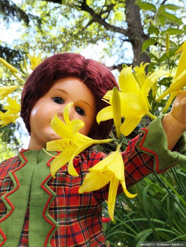 Антикварная деревянная кукла из Франции. Bebe tout en boes