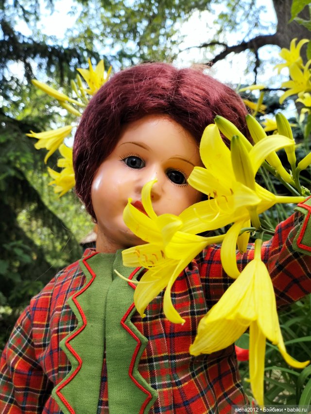 Антикварная деревянная кукла из Франции. Bebe tout en boes