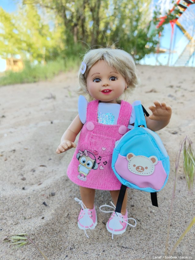 Милочка на пляже. Первый выезд. (виниловые куклыGabrielle Muller)