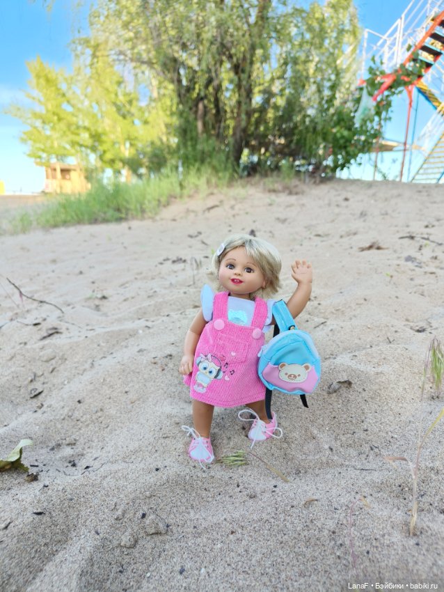 Милочка на пляже. Первый выезд. (виниловые куклыGabrielle Muller) (фото 10)