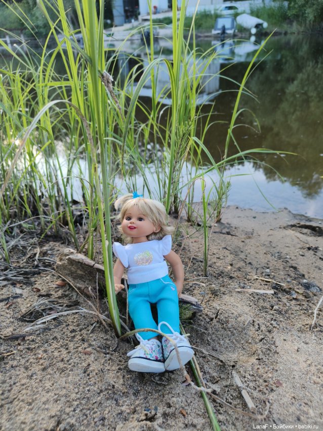 Милочка на пляже. Первый выезд. (виниловые куклыGabrielle Muller)