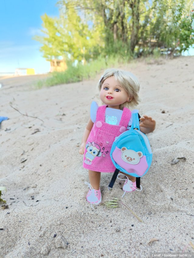 Милочка на пляже. Первый выезд. (виниловые куклыGabrielle Muller)