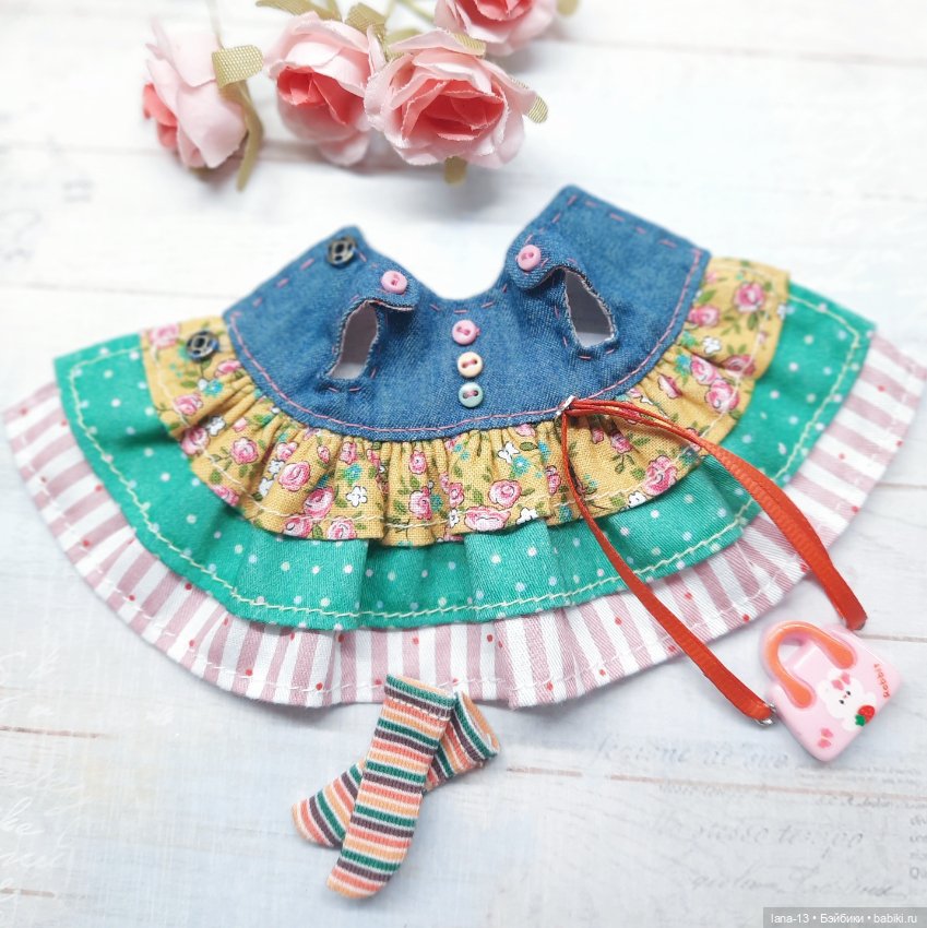 Летняя коллекция — Одежда и обувь для кукол своими руками: фото (фото 6)