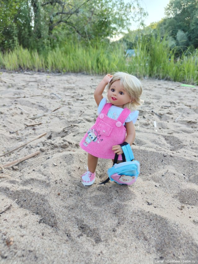 Милочка на пляже. Первый выезд. (виниловые куклыGabrielle Muller) (фото 8)