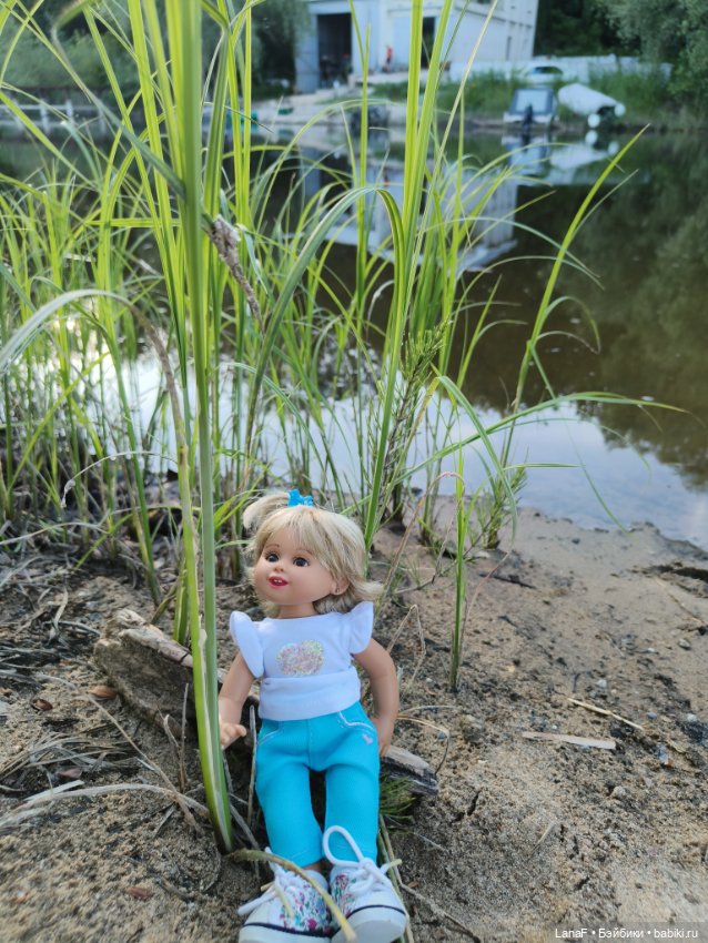 Милочка на пляже. Первый выезд. (виниловые куклыGabrielle Muller)