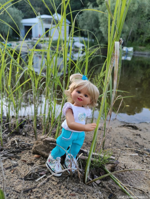 Милочка на пляже. Первый выезд. (виниловые куклыGabrielle Muller)