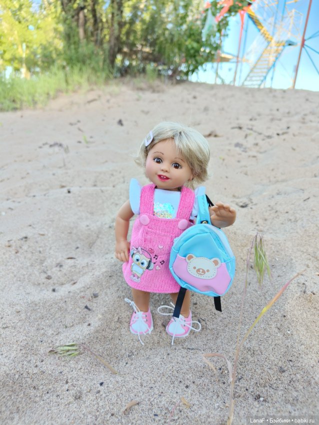 Милочка на пляже. Первый выезд. (виниловые куклыGabrielle Muller)