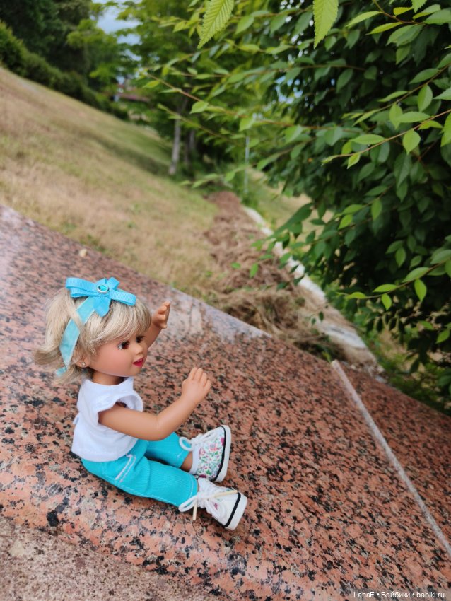 Милочка на пляже. Первый выезд. (виниловые куклыGabrielle Muller)